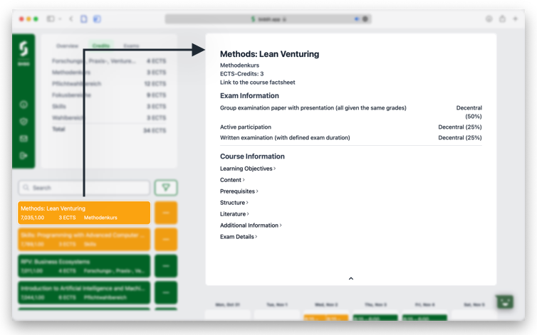 Biddit Course Details